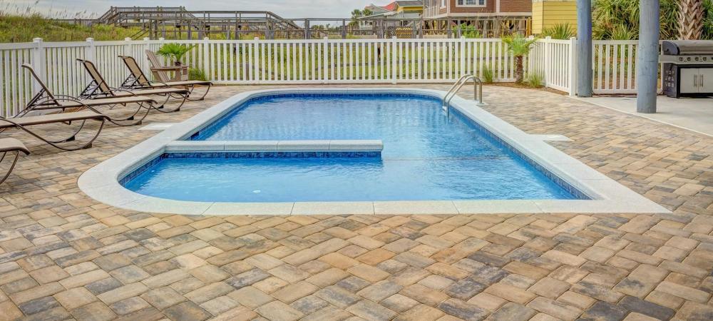 pool in front yard